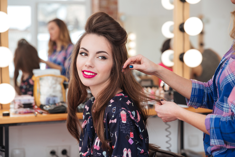 Client With Hair Stylist